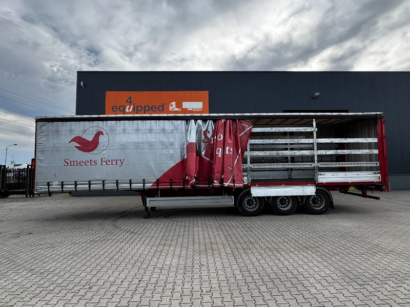 Pacton alu zijborden + planken, hardhouten vloer, NL-trailer, APK: 08-2026 - Тентованный полуприцеп: фото 3 Pacton alu zijborden + planken, hardhouten vloer, NL-trailer, APK: 08-2026 - Тентованный полуприцеп: фото 3