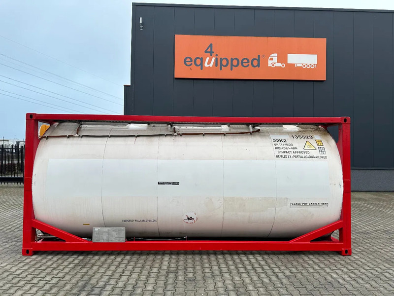 SINGAMAS 20FT ISO, 26.000L/1-COMP/3 BAFFELS/3 manholes, 5Y inspection: 06/2027 - Резервуар для хранения: фото 2 SINGAMAS 20FT ISO, 26.000L/1-COMP/3 BAFFELS/3 manholes, 5Y inspection: 06/2027 - Резервуар для хранения: фото 2