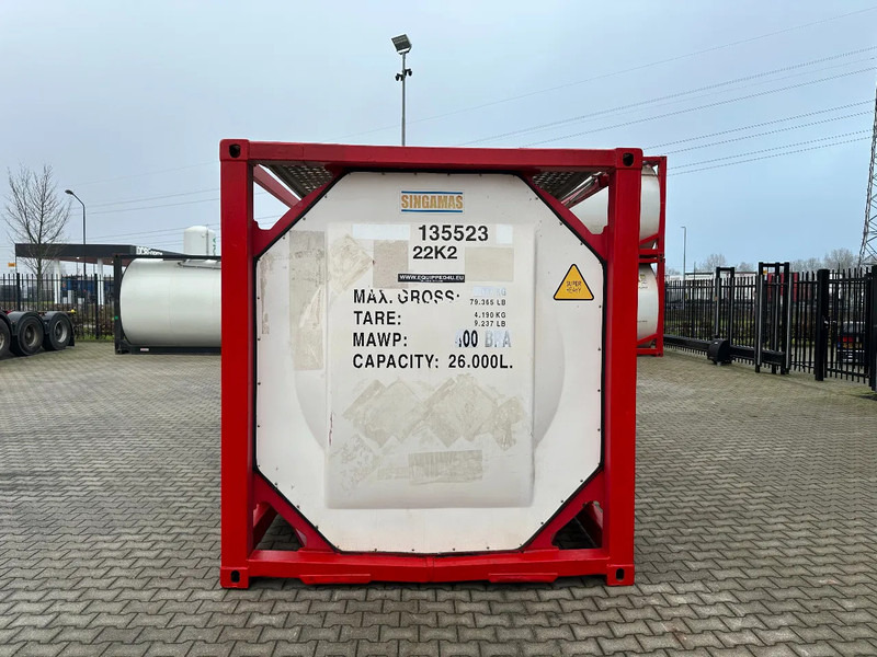 SINGAMAS 20FT ISO, 26.000L/1-COMP/3 BAFFELS/3 manholes, 5Y inspection: 06/2027 - Резервуар для хранения: фото 5 SINGAMAS 20FT ISO, 26.000L/1-COMP/3 BAFFELS/3 manholes, 5Y inspection: 06/2027 - Резервуар для хранения: фото 5