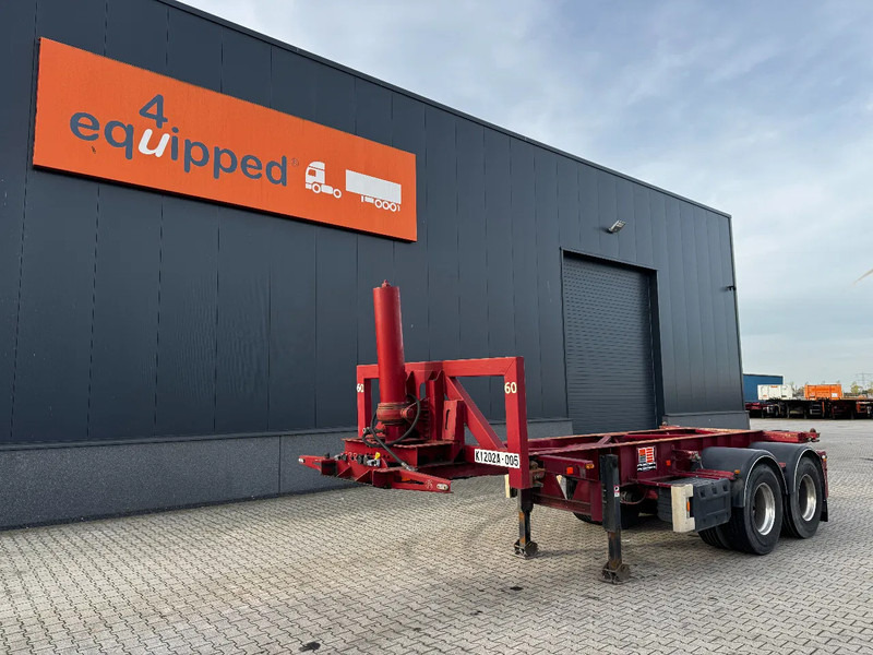 Van Hool 2 AXLE 20FT TIPPING-CHASSIS / TWIN-TIRES / BPW + DISC / ALCOA - Полуприцеп-контейнеровоз/ Сменный кузов: фото 1 Van Hool 2 AXLE 20FT TIPPING-CHASSIS / TWIN-TIRES / BPW + DISC / ALCOA - Полуприцеп-контейнеровоз/ Сменный кузов: фото 1