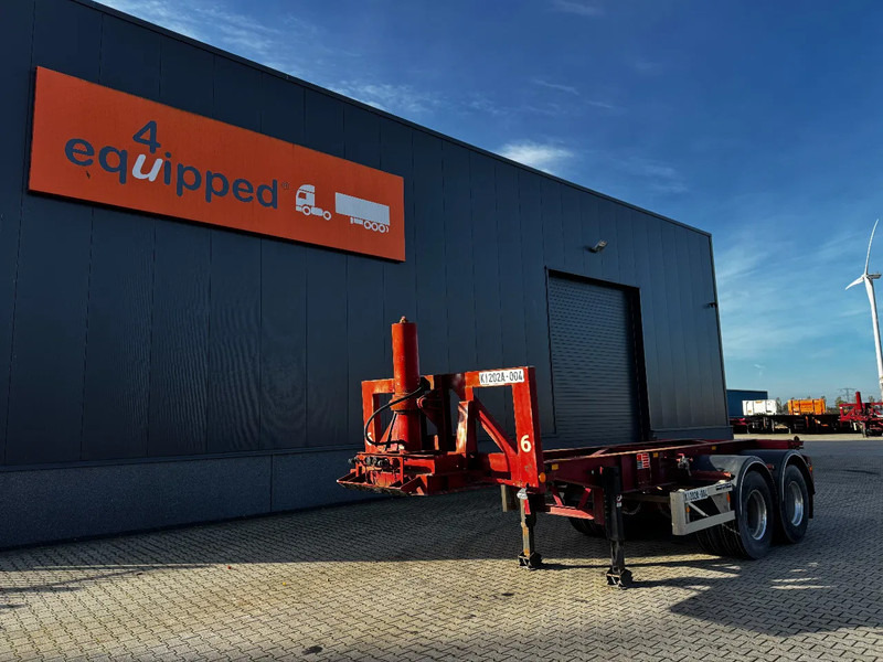 Van Hool 2 AXLE 20FT TIPPING-CHASSIS, TWIN-TIRES, BPW + DRUM, ALCOA - Полуприцеп-контейнеровоз/ Сменный кузов: фото 1 Van Hool 2 AXLE 20FT TIPPING-CHASSIS, TWIN-TIRES, BPW + DRUM, ALCOA - Полуприцеп-контейнеровоз/ Сменный кузов: фото 1