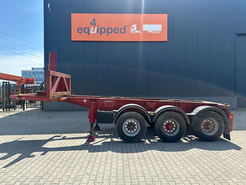 Van Hool 3 AXLE 20FT TIPPING-CHASSIS, BPW + disc, liftaxle, steering axle, BROKEN HYVA-CYLINDER - Полуприцеп-контейнеровоз/ Сменный кузов: фото 2 Van Hool 3 AXLE 20FT TIPPING-CHASSIS, BPW + disc, liftaxle, steering axle, BROKEN HYVA-CYLINDER - Полуприцеп-контейнеровоз/ Сменный кузов: фото 2