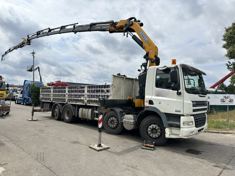 DAF CF 85.360 8x2 + CRANE (25m!) EFFER 305 6S + JIB 4S + ROTATOR - PLATORM 7m60 - LIFT + STEERING AXLE - EURO 5 - BE - Автоманипулятор: фото 1 DAF CF 85.360 8x2 + CRANE (25m!) EFFER 305 6S + JIB 4S + ROTATOR - PLATORM 7m60 - LIFT + STEERING AXLE - EURO 5 - BE - Автоманипулятор: фото 1