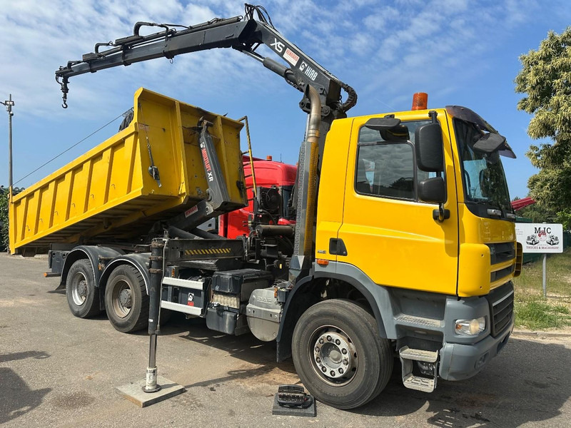 DAF CF 85.410 6X4 21T HOOKLIFT + CRANE HIAB 166-3 HIPRO + ROTATOR - 5/6F - RETARDER - TÜV 10/2025 - EURO 5 - BE TRUCK - Крюковой мультилифт, Автоманипулятор: фото 1 DAF CF 85.410 6X4 21T HOOKLIFT + CRANE HIAB 166-3 HIPRO + ROTATOR - 5/6F - RETARDER - TÜV 10/2025 - EURO 5 - BE TRUCK - Крюковой мультилифт, Автоманипулятор: фото 1