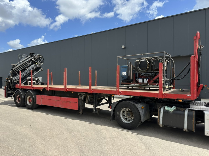 Kwb 2-AXLES PLATFORM + CRANE + HIAB 377 E-4 HIPRO + JIB 100X-3 + RADIO + ROTATOR - SAF axles - AIR SUSPENISION - BELGIAN REG. - Полуприцеп бортовой/ Платформа: фото 3 Kwb 2-AXLES PLATFORM + CRANE + HIAB 377 E-4 HIPRO + JIB 100X-3 + RADIO + ROTATOR - SAF axles - AIR SUSPENISION - BELGIAN REG. - Полуприцеп бортовой/ Платформа: фото 3