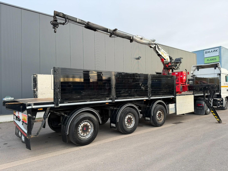 Kwb 45T STENENTRAILER / STEENOPLEGGER + KRAAN KENNIS K16R - 71-3 + STABS - 3x EXT + ROTATOR - SMARTBOARD - 2x STUURASSEN - SCHIJFREMMEN - SAF ASSEN - BELGISCHE PAPIEREN - Полуприцеп бортовой/ Платформа: фото 4 Kwb 45T STENENTRAILER / STEENOPLEGGER + KRAAN KENNIS K16R - 71-3 + STABS - 3x EXT + ROTATOR - SMARTBOARD - 2x STUURASSEN - SCHIJFREMMEN - SAF ASSEN - BELGISCHE PAPIEREN - Полуприцеп бортовой/ Платформа: фото 4