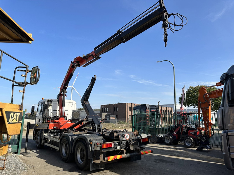 MAN TGA 33.360 6x4 HAAKSYSTEEM + KRAAN PALFINGER PK 15002 - MANUEEL - BLADVERIGN - NAAFREDUCTIE - BE TRUCK - Крюковой мультилифт, Автоманипулятор: фото 5 MAN TGA 33.360 6x4 HAAKSYSTEEM + KRAAN PALFINGER PK 15002 - MANUEEL - BLADVERIGN - NAAFREDUCTIE - BE TRUCK - Крюковой мультилифт, Автоманипулятор: фото 5