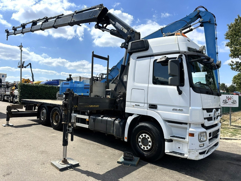 Mercedes-Benz ACTROS 2546 6x2 + CRANE HIAB 422 EP-6 HIPRO - *415.000km* - PLATFORM 6m50 - LIFT AXLE - MP 3 - EURO 5 - BELGIAN PAPERS - Автоманипулятор: фото 1 Mercedes-Benz ACTROS 2546 6x2 + CRANE HIAB 422 EP-6 HIPRO - *415.000km* - PLATFORM 6m50 - LIFT AXLE - MP 3 - EURO 5 - BELGIAN PAPERS - Автоманипулятор: фото 1