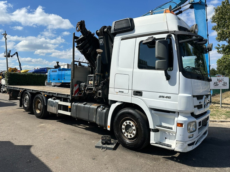Mercedes-Benz ACTROS 2546 6x2 + CRANE HIAB 422 EP-6 HIPRO - *415.000km* - PLATFORM 6m50 - LIFT AXLE - MP 3 - EURO 5 - BELGIAN PAPERS - Автоманипулятор: фото 2 Mercedes-Benz ACTROS 2546 6x2 + CRANE HIAB 422 EP-6 HIPRO - *415.000km* - PLATFORM 6m50 - LIFT AXLE - MP 3 - EURO 5 - BELGIAN PAPERS - Автоманипулятор: фото 2