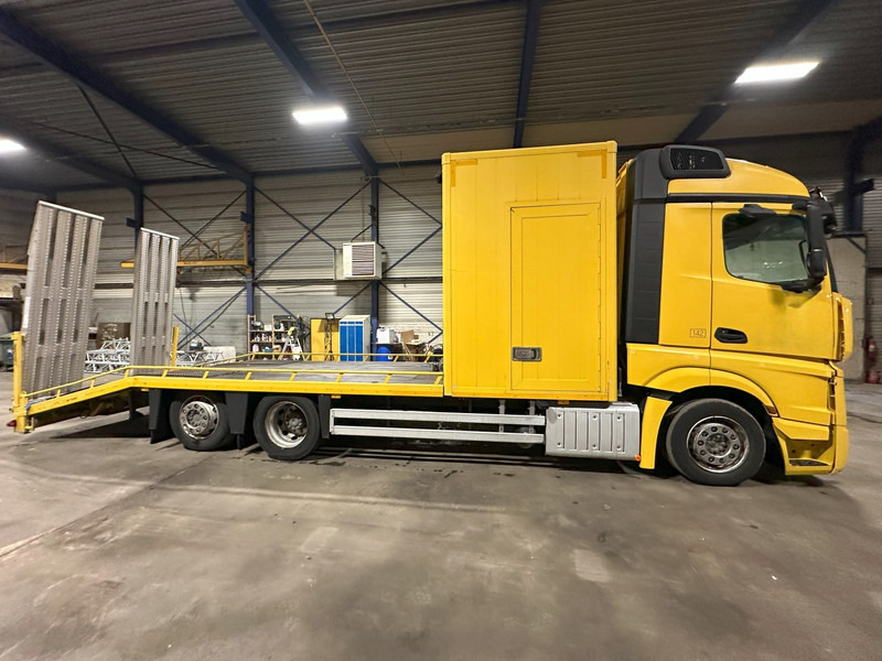 Mercedes-Benz ACTROS 2745 6x2 OPRIJWAGEN / AUTOTRANSPORTER / MACHINE TRANSPORTER - WINCH - 6m10 - EURO 5 - LIFT AXLE - HYDR RAMPS - NL TRUCK - Эвакуатор: фото 5 Mercedes-Benz ACTROS 2745 6x2 OPRIJWAGEN / AUTOTRANSPORTER / MACHINE TRANSPORTER - WINCH - 6m10 - EURO 5 - LIFT AXLE - HYDR RAMPS - NL TRUCK - Эвакуатор: фото 5