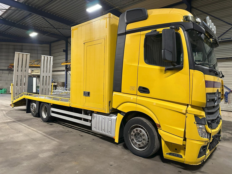 Mercedes-Benz ACTROS 2745 6x2 OPRIJWAGEN / AUTOTRANSPORTER / MACHINE TRANSPORTER - WINCH - 6m10 - EURO 5 - LIFT AXLE - HYDR RAMPS - NL TRUCK - Эвакуатор: фото 1 Mercedes-Benz ACTROS 2745 6x2 OPRIJWAGEN / AUTOTRANSPORTER / MACHINE TRANSPORTER - WINCH - 6m10 - EURO 5 - LIFT AXLE - HYDR RAMPS - NL TRUCK - Эвакуатор: фото 1