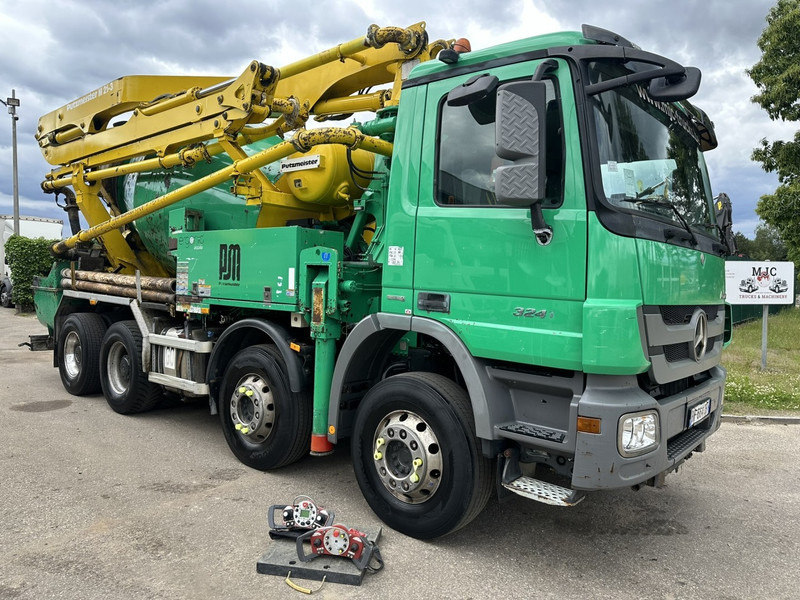 Mercedes-Benz ACTROS 3241 8x4 PUMI PM M 21-3 (21m) Putzmeister - *238.000km* / 1586H - EPS - BLADVERING / NAAFREDUCTIE - Автобетононасос: фото 2 Mercedes-Benz ACTROS 3241 8x4 PUMI PM M 21-3 (21m) Putzmeister - *238.000km* / 1586H - EPS - BLADVERING / NAAFREDUCTIE - Автобетононасос: фото 2