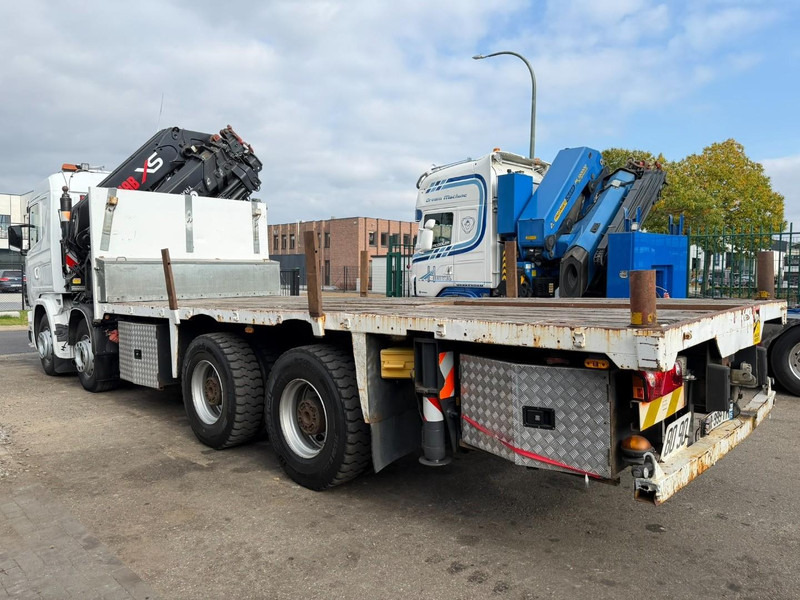 Scania 114C-380 8x4 PRITSCHE + KRAN HIAB 700 E-5 - PLATFORM 6m80 + TWISTLOCKS - MANUAL - RETARDER - STEEL SPRING / BIG AXLE HUB REDUCTION - AP ACHSEN - Грузовик бортовой/ Платформа, Автоманипулятор: фото 5 Scania 114C-380 8x4 PRITSCHE + KRAN HIAB 700 E-5 - PLATFORM 6m80 + TWISTLOCKS - MANUAL - RETARDER - STEEL SPRING / BIG AXLE HUB REDUCTION - AP ACHSEN - Грузовик бортовой/ Платформа, Автоманипулятор: фото 5