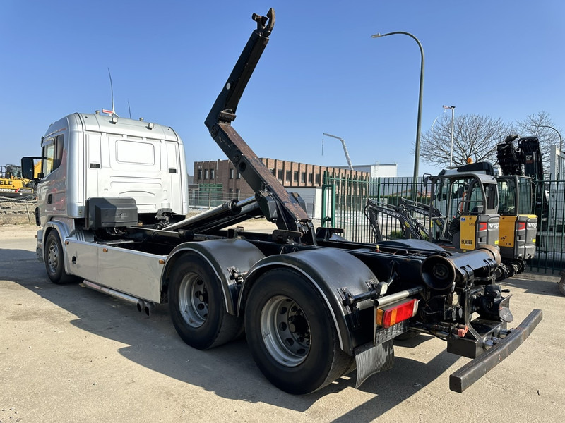 Scania 144G-530 V8 6x4 HOOKLIFT 20T MEILLER -VOL LUCHT - OPTI-CRUISE - CR19 SLAAPCABINE - Крюковой мультилифт: фото 4 Scania 144G-530 V8 6x4 HOOKLIFT 20T MEILLER -VOL LUCHT - OPTI-CRUISE - CR19 SLAAPCABINE - Крюковой мультилифт: фото 4