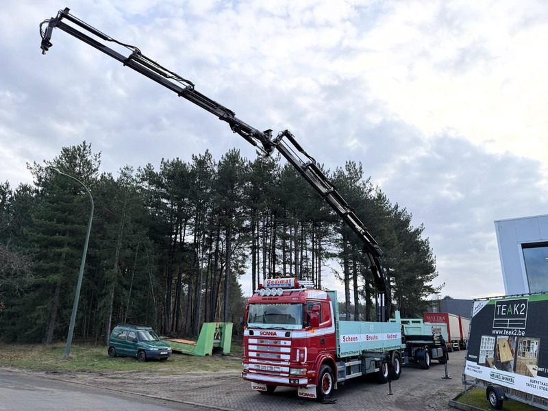 Scania 164L-480 V8 6x4 + CRANE HIAB 350-4 + JIB 90-4 - *TOP CONDITION* - ROTATOR - RADIO - RETARDER - STEEL SPRING / HUB REDUCTION - BE TRUCK - Автоманипулятор: фото 4 Scania 164L-480 V8 6x4 + CRANE HIAB 350-4 + JIB 90-4 - *TOP CONDITION* - ROTATOR - RADIO - RETARDER - STEEL SPRING / HUB REDUCTION - BE TRUCK - Автоманипулятор: фото 4
