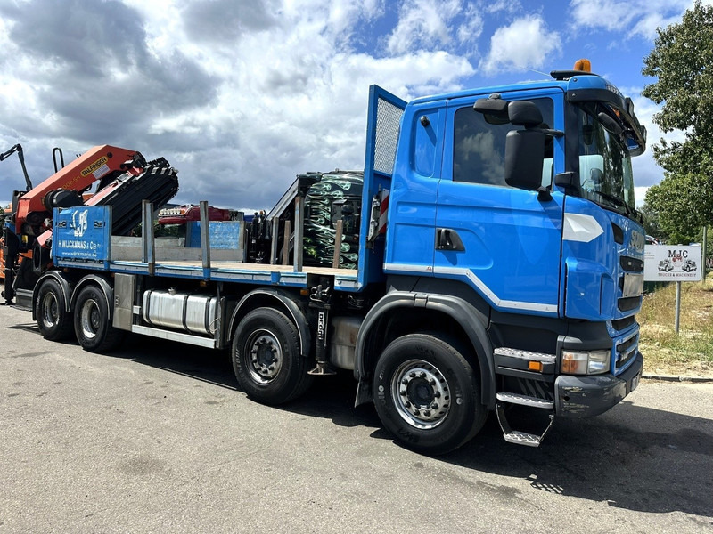 Scania G440 8x4 PRITSCHE + KRAN (26.5m!) PALFINGER PK78002 SH G 8x + 1 + WINCH - PLATFORM 6m25 - MANUAL - HUB REDUCTION - STEEL SPRING - EURO 5 - BE TRUCK - Грузовик бортовой/ Платформа, Автоманипулятор: фото 1 Scania G440 8x4 PRITSCHE + KRAN (26.5m!) PALFINGER PK78002 SH G 8x + 1 + WINCH - PLATFORM 6m25 - MANUAL - HUB REDUCTION - STEEL SPRING - EURO 5 - BE TRUCK - Грузовик бортовой/ Платформа, Автоманипулятор: фото 1