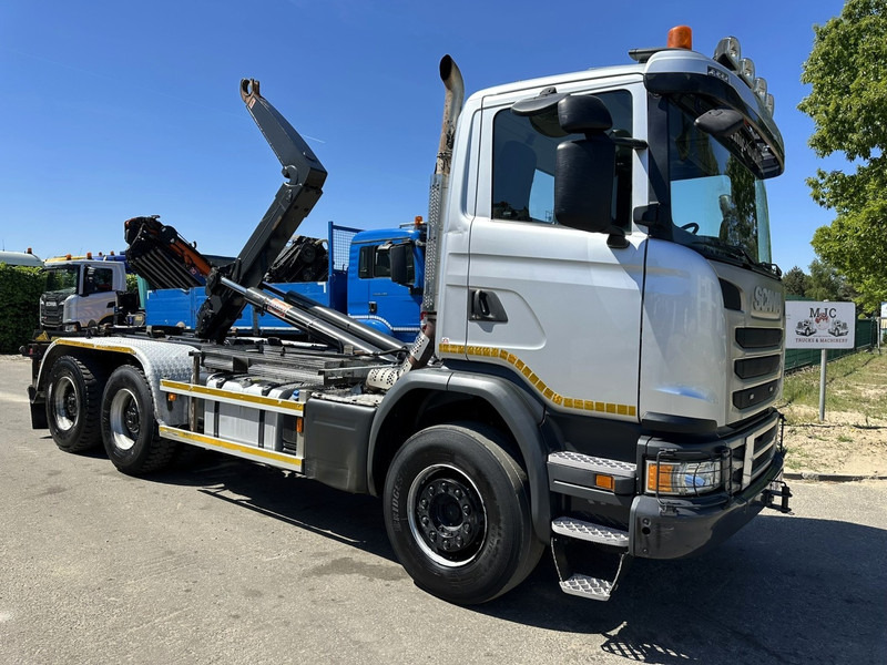 Scania G450 6x4 HAAKSYSTEEM AJK 20T - 5760mm - 3m90 WB - BLADVERING / NAAFREDUCTIE - EURO 6 - BE TRUCK - Крюковой мультилифт: фото 1 Scania G450 6x4 HAAKSYSTEEM AJK 20T - 5760mm - 3m90 WB - BLADVERING / NAAFREDUCTIE - EURO 6 - BE TRUCK - Крюковой мультилифт: фото 1