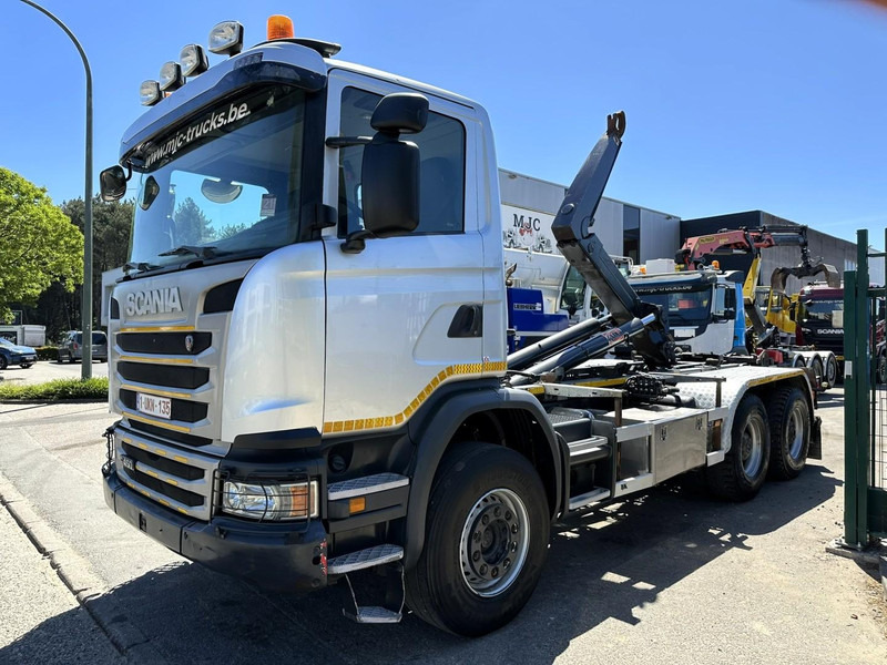 Scania G450 6x4 HOOKLIFT AJK 20T - 5760mm - 3m90 WB - HUB REDUCTION / STEEL SUSP. - EURO 6 - BE TRUCK - Крюковой мультилифт: фото 3 Scania G450 6x4 HOOKLIFT AJK 20T - 5760mm - 3m90 WB - HUB REDUCTION / STEEL SUSP. - EURO 6 - BE TRUCK - Крюковой мультилифт: фото 3