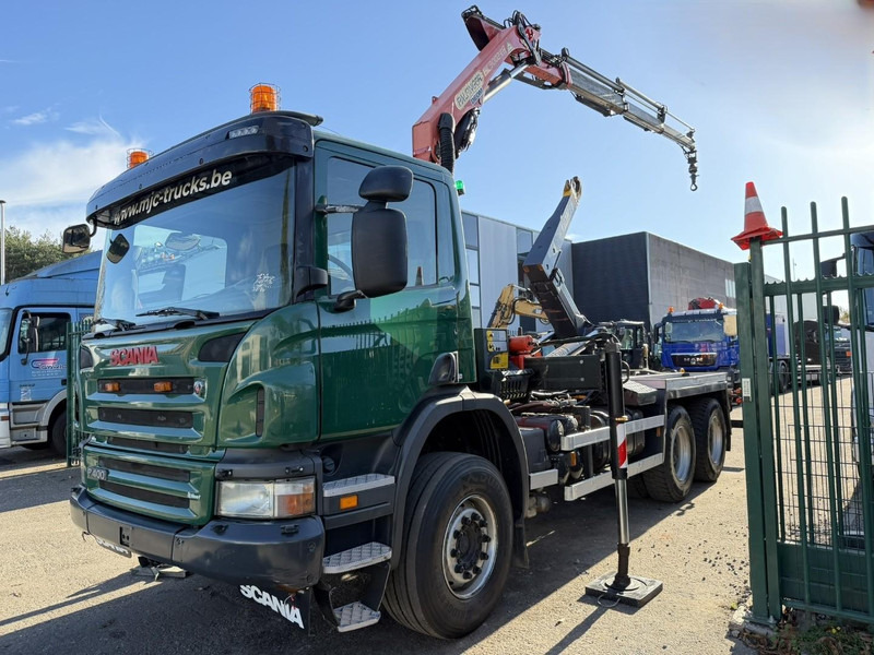 Scania P400 6x4 HOOKLIFT + CRANE PALFINGER PK9001 EH - RETARDER - 5/6F + ROTATOR + RADIO - WB 3m90 - EURO 5 - HUB REDUCTION / SPRING - BE TRUCK - Крюковой мультилифт, Автоманипулятор: фото 4 Scania P400 6x4 HOOKLIFT + CRANE PALFINGER PK9001 EH - RETARDER - 5/6F + ROTATOR + RADIO - WB 3m90 - EURO 5 - HUB REDUCTION / SPRING - BE TRUCK - Крюковой мультилифт, Автоманипулятор: фото 4