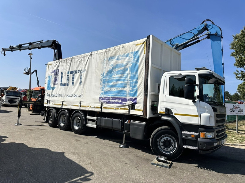 Scania P410 8x4 TRIDEM + CRANE HIAB 244 EP-4 HIDUO - RETARDER - LIFT + STEERING AXLE - *327.000km* - RADIO - Автоманипулятор: фото 3 Scania P410 8x4 TRIDEM + CRANE HIAB 244 EP-4 HIDUO - RETARDER - LIFT + STEERING AXLE - *327.000km* - RADIO - Автоманипулятор: фото 3