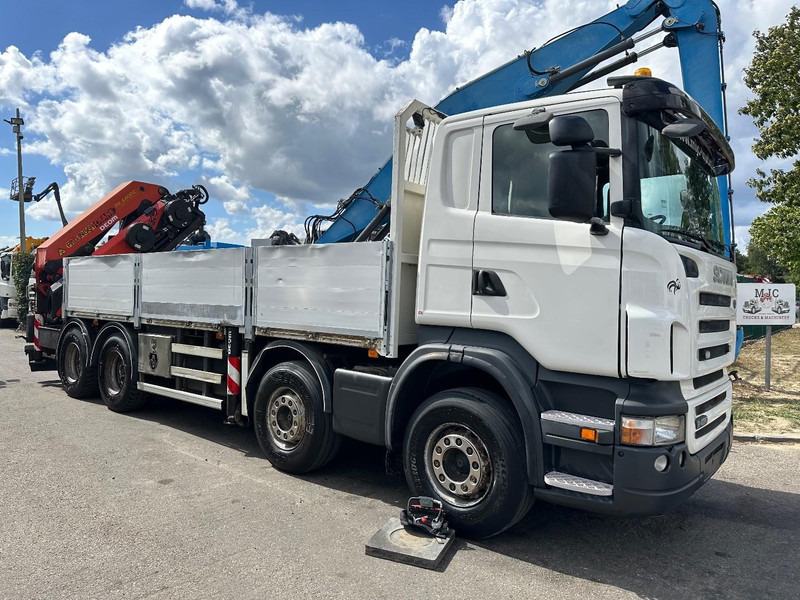 Scania R420 8x4 + CRANE PALFINGER PK44002 F (7x) + Rotator - 6m50 platform - Manual - - Грузовик бортовой/ Платформа, Автоманипулятор: фото 1 Scania R420 8x4 + CRANE PALFINGER PK44002 F (7x) + Rotator - 6m50 platform - Manual - - Грузовик бортовой/ Платформа, Автоманипулятор: фото 1