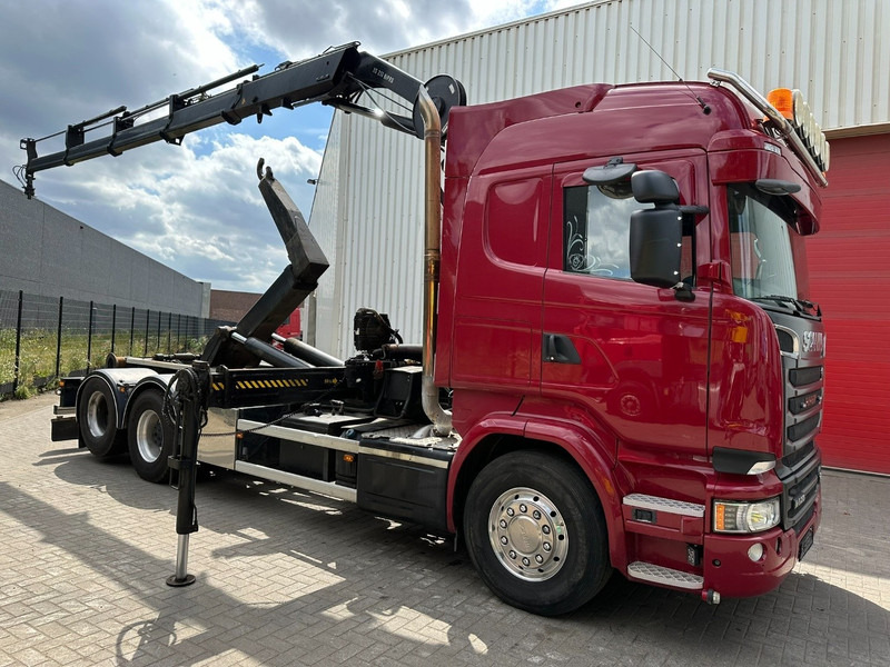Scania R580 6X2 V8 HOOKLIFT + CRANE HIAB 211 E-4 HIPRO - ROTATOR - RETARDER - RADIO - NL TRUCK - Крюковой мультилифт, Автоманипулятор: фото 1 Scania R580 6X2 V8 HOOKLIFT + CRANE HIAB 211 E-4 HIPRO - ROTATOR - RETARDER - RADIO - NL TRUCK - Крюковой мультилифт, Автоманипулятор: фото 1