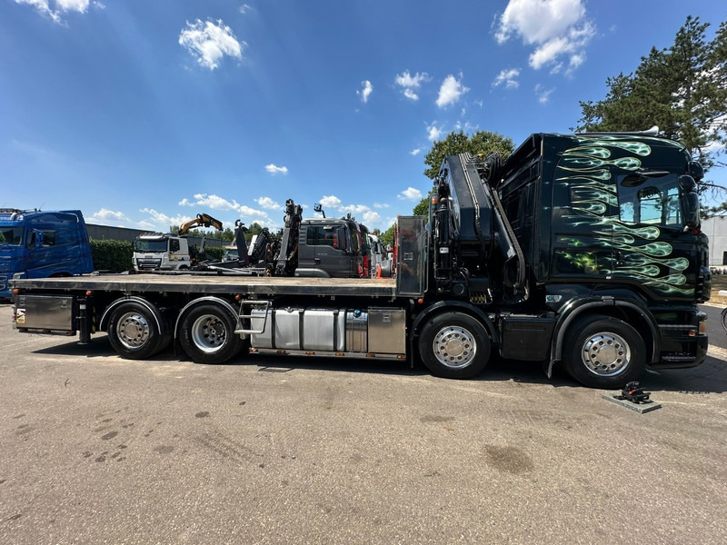 Scania R620 8x2 PRITSCHE + KRAN HIAB 800 EP-5 HIPRO - RETARDER - LIFT/STEERING AXLE - HIGHLINE SLEEPER - LEATHER - ALCOA - Грузовик бортовой/ Платформа, Автоманипулятор: фото 5 Scania R620 8x2 PRITSCHE + KRAN HIAB 800 EP-5 HIPRO - RETARDER - LIFT/STEERING AXLE - HIGHLINE SLEEPER - LEATHER - ALCOA - Грузовик бортовой/ Платформа, Автоманипулятор: фото 5