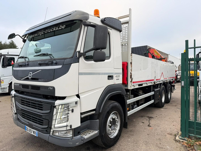 Volvo FM 420 6x4 BAUSTOFF + KRAN PALFINGER PK18502 SH B (3x) - ROTATOR - 5/6 F - TÜV 05/2026 - CG FR - PLATFORM 6m50 - I-Shift - 325.000km - STEEL SPRING / HUB REDUCTI - Грузовик бортовой/ Платформа, Автоманипулятор: фото 2 Volvo FM 420 6x4 BAUSTOFF + KRAN PALFINGER PK18502 SH B (3x) - ROTATOR - 5/6 F - TÜV 05/2026 - CG FR - PLATFORM 6m50 - I-Shift - 325.000km - STEEL SPRING / HUB REDUCTI - Грузовик бортовой/ Платформа, Автоманипулятор: фото 2