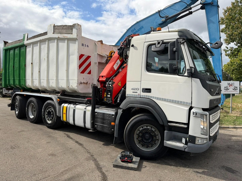 Volvo FM 420 8x2 HOOKLIFT + CRANE PALFINGER PK19.001 SLD B - *294.000km* - EURO 6 - LIFT + STEERING AXLE - I SHIFT - BE TRUCK - Крюковой мультилифт, Автоманипулятор: фото 2 Volvo FM 420 8x2 HOOKLIFT + CRANE PALFINGER PK19.001 SLD B - *294.000km* - EURO 6 - LIFT + STEERING AXLE - I SHIFT - BE TRUCK - Крюковой мультилифт, Автоманипулятор: фото 2