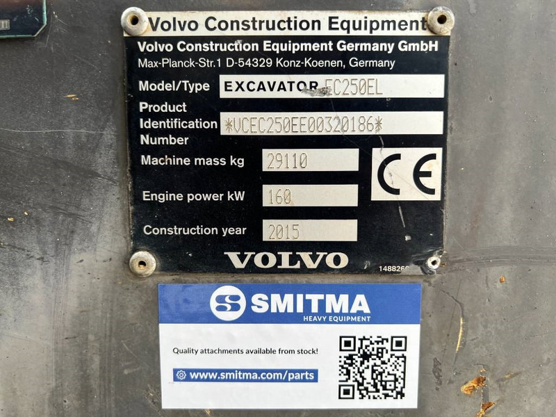 Volvo EC250E L - Гусеничный экскаватор: фото 5 Volvo EC250E L - Гусеничный экскаватор: фото 5