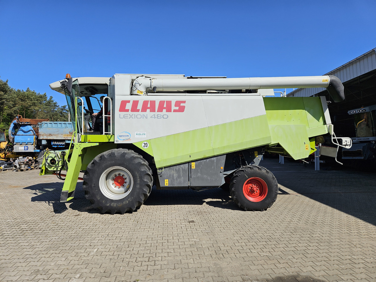Claas Lexion 480 - Зерноуборочный комбайн: фото 1 Claas Lexion 480 - Зерноуборочный комбайн: фото 1