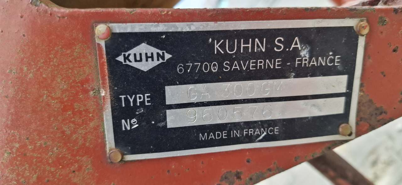 KUHN GA 300 GM - Сеноворошилка: фото 5 KUHN GA 300 GM - Сеноворошилка: фото 5