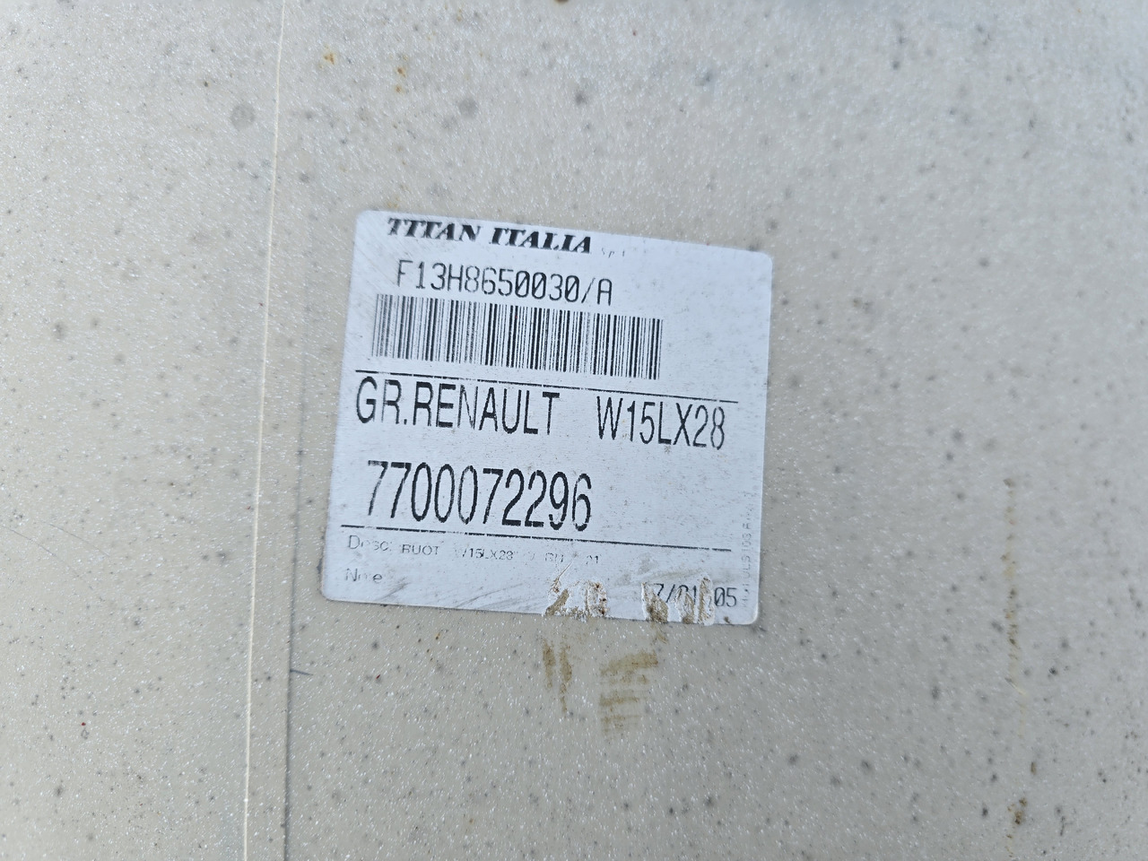 Titan W15LX28, piasta 150 mm - Колесо для Сельскохозяйственной техники: фото 3 Titan W15LX28, piasta 150 mm - Колесо для Сельскохозяйственной техники: фото 3