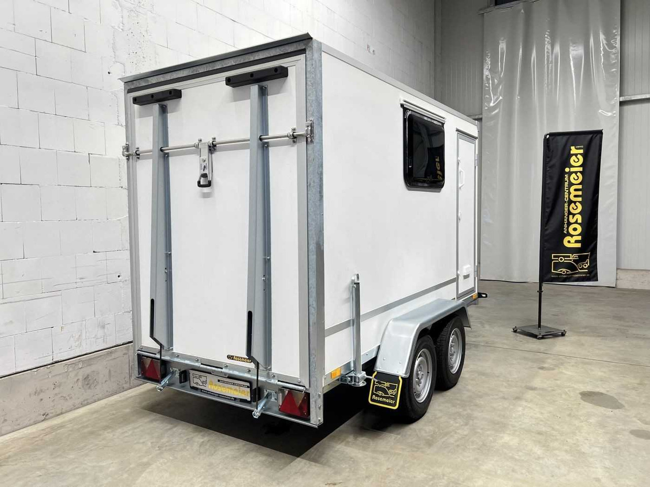 Новый Прицеп для мотоцикла BLYSS F2030HTD Rampe Tür 2 Fenster Kofferanhänger: фото 17
