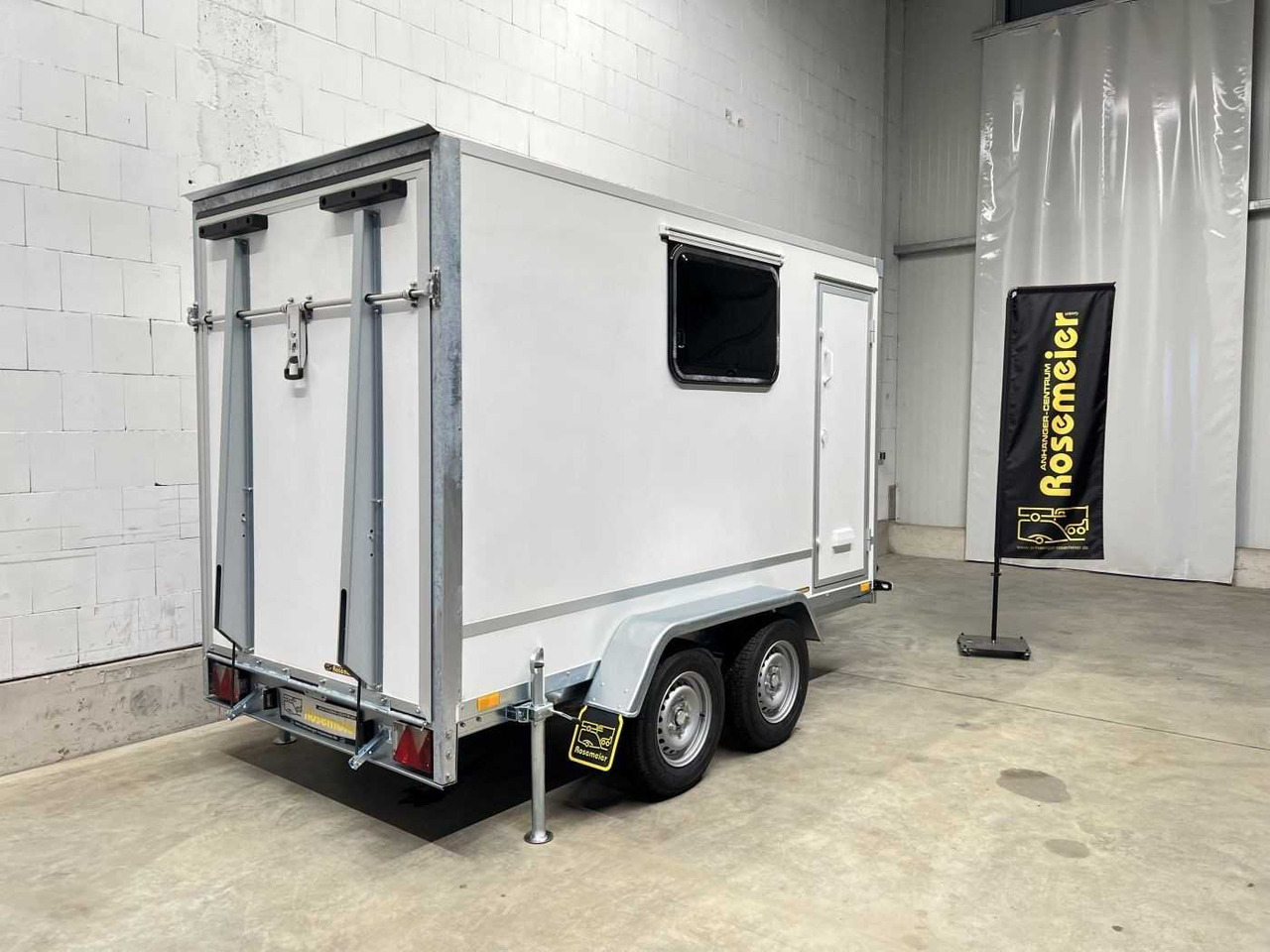 Новый Прицеп для мотоцикла BLYSS F2030HTD Rampe Tür 2 Fenster Kofferanhänger: фото 14
