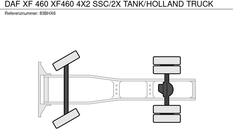 Тягач DAF XF 460 XF460 4X2 SSC/2X TANK/HOLLAND TRUCK: фото 19