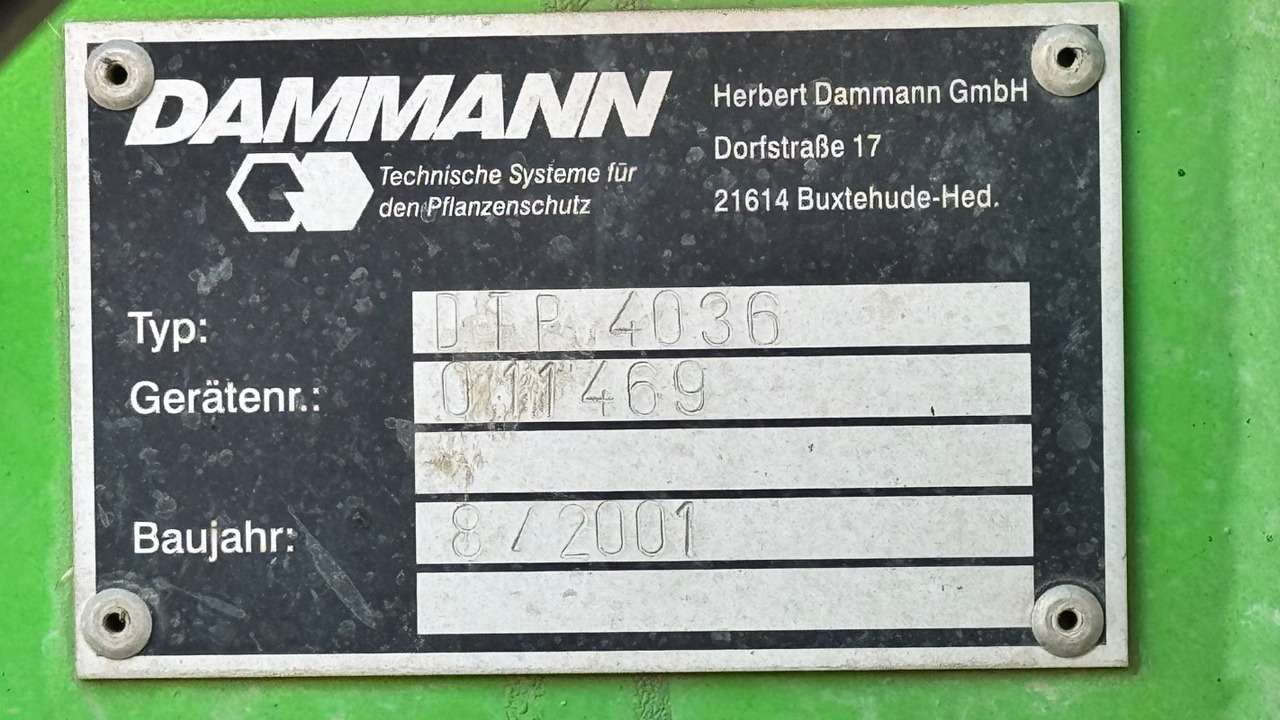 Dammann DTP 4036 ProfiClass in TOP Condition - Самоходный опрыскиватель: фото 4 Dammann DTP 4036 ProfiClass in TOP Condition - Самоходный опрыскиватель: фото 4
