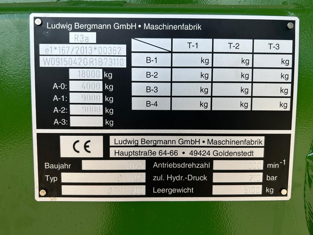 Bergmann GTW 300 - Сельскохозяйственная техника: фото 2 Bergmann GTW 300 - Сельскохозяйственная техника: фото 2