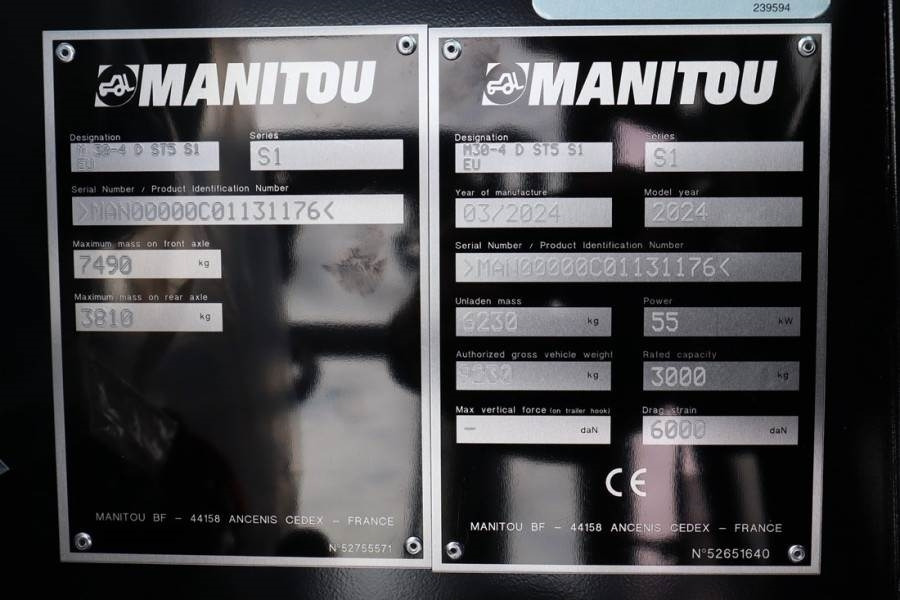 Manitou M30-4 Valid inspection, *Guarantee! Diesel, 4x4 D - Внедорожный погрузчик: фото 4 Manitou M30-4 Valid inspection, *Guarantee! Diesel, 4x4 D - Внедорожный погрузчик: фото 4