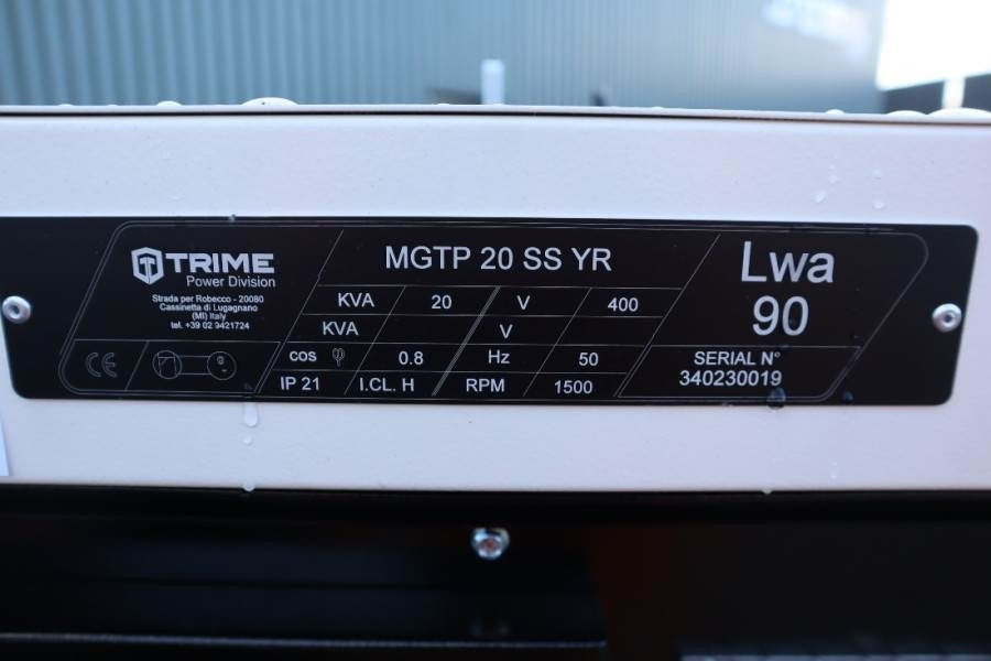 Trime MGTP 20 SS YR Valid inspection, *Guarantee! Diesel - Электрогенератор: фото 5 Trime MGTP 20 SS YR Valid inspection, *Guarantee! Diesel - Электрогенератор: фото 5
