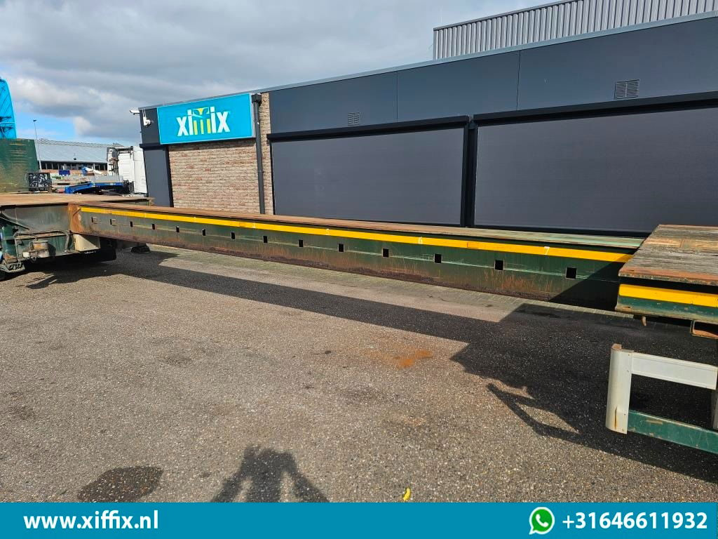 Полуприцеп бортовой/ Платформа Broshuis 3-ass. Vlakke uitschuifbare Mega oplegger / 3x gestuurd: фото 6 Полуприцеп бортовой/ Платформа Broshuis 3-ass. Vlakke uitschuifbare Mega oplegger / 3x gestuurd: фото 6