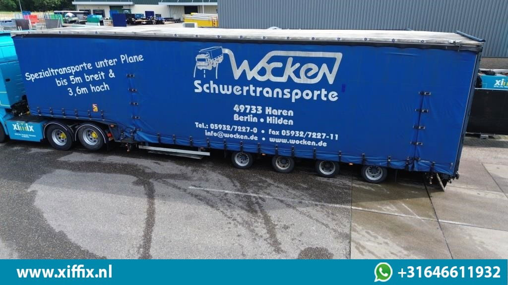 Dinkel 4-ass. Semi dieplader met elektrische huifopbouw / 2x naloop gestuurd - Низкорамный полуприцеп: фото 2 Dinkel 4-ass. Semi dieplader met elektrische huifopbouw / 2x naloop gestuurd - Низкорамный полуприцеп: фото 2