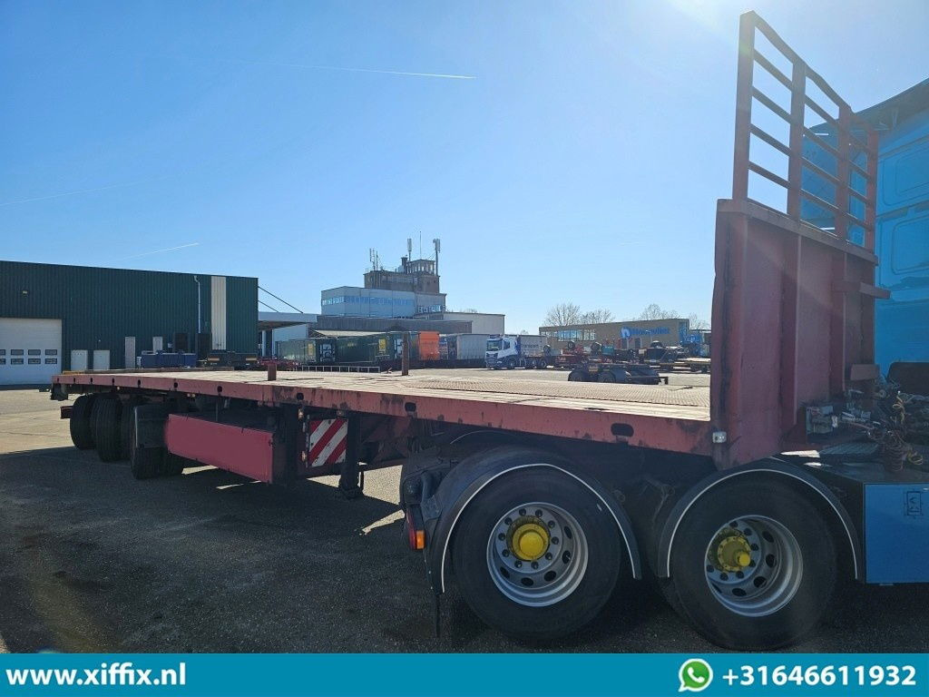 Полуприцеп бортовой/ Платформа ES-GE 3-ass. Vlakke dubbel 2x uitschuifbare oplegger / 3x gestuurd: фото 13