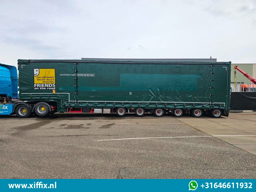 Низкорамный полуприцеп Meusburger 6-ass. Semi dieplader met elektrische huifopbouw / 3x naloop gestuurd: фото 14