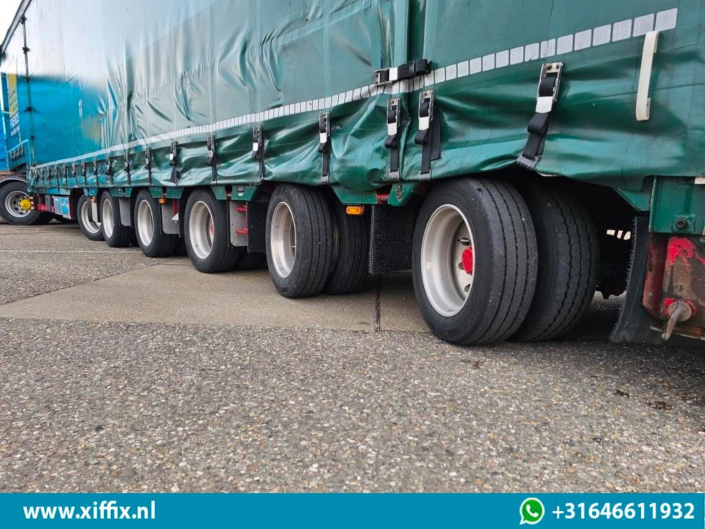 Низкорамный полуприцеп Meusburger 6-ass. Semi dieplader met elektrische huifopbouw / 3x naloop gestuurd: фото 15