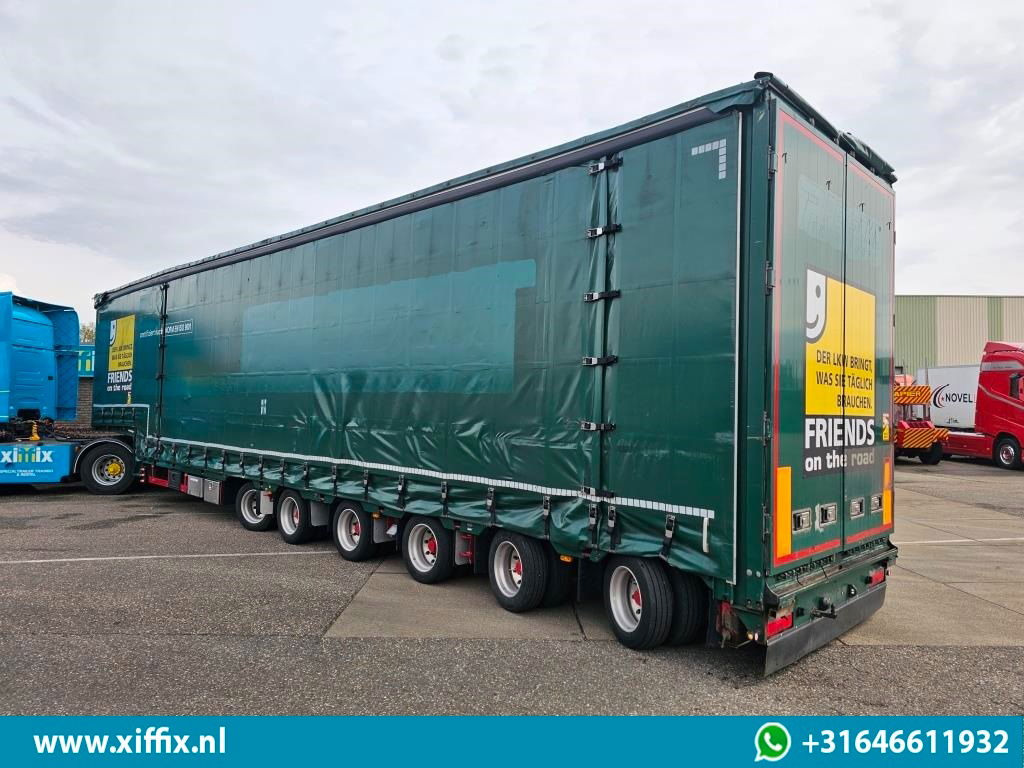 Низкорамный полуприцеп Meusburger 6-ass. Semi dieplader met elektrische huifopbouw / 3x naloop gestuurd: фото 12