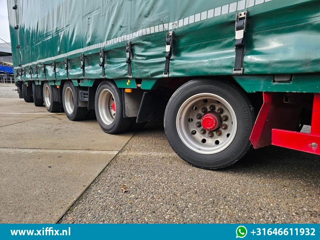 Низкорамный полуприцеп Meusburger 6-ass. Semi dieplader met elektrische huifopbouw / 3x naloop gestuurd: фото 9