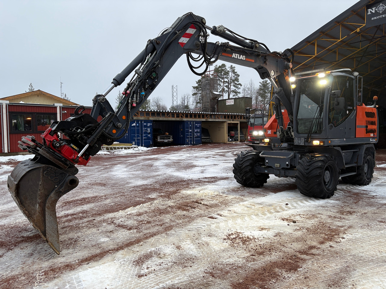 Atlas 160Wblue - Колёсный экскаватор: фото 1 Atlas 160Wblue - Колёсный экскаватор: фото 1