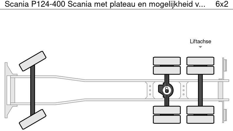 Scania P124-400 Scania met plateau en mogelijkheid voor kraan achter cabine в лизинг Scania P124-400 Scania met plateau en mogelijkheid voor kraan achter cabine: фото 17