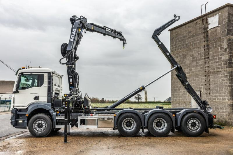 MAN TGS 35.520 BL - ATLAS 240.2E - Крюковой мультилифт, Автоманипулятор: фото 2 MAN TGS 35.520 BL - ATLAS 240.2E - Крюковой мультилифт, Автоманипулятор: фото 2